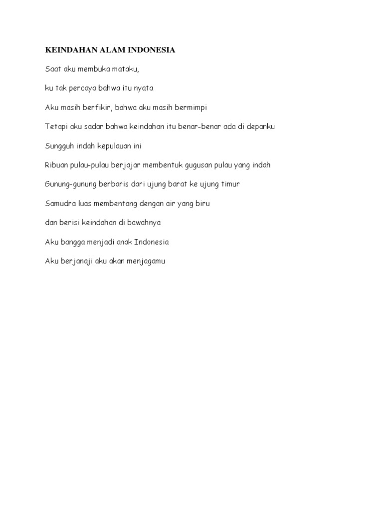 Tugas Puisi Dan Sajak
