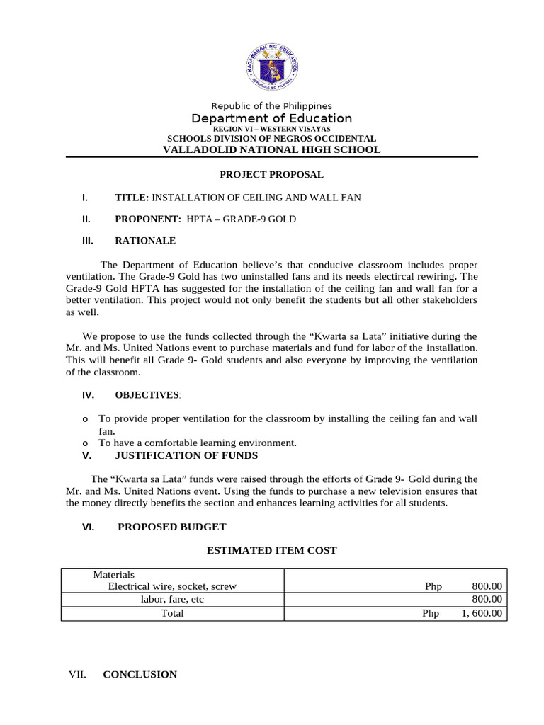Local Guide Program Proposal | PDF | Ventilation (Architecture)