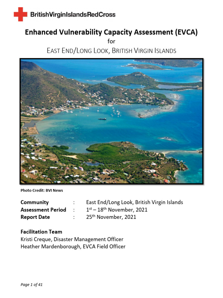BVI Red Cross East EndLong Look EVCA Report | PDF | Tropical Cyclones ...