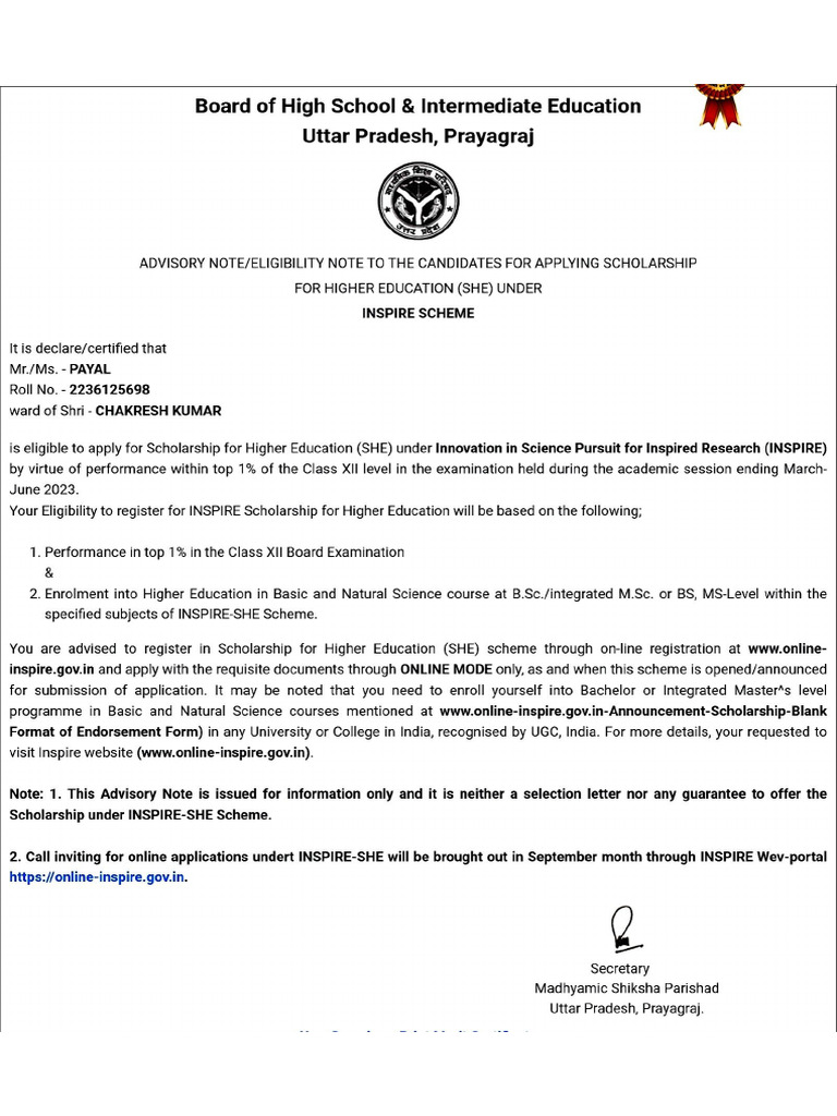 Eligibility Note | PDF