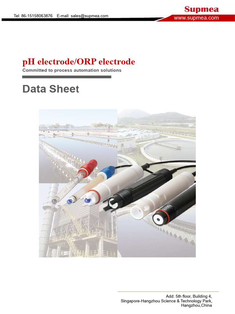 Supmea pH Sensor Specifications Guide | PDF | Ph | Water