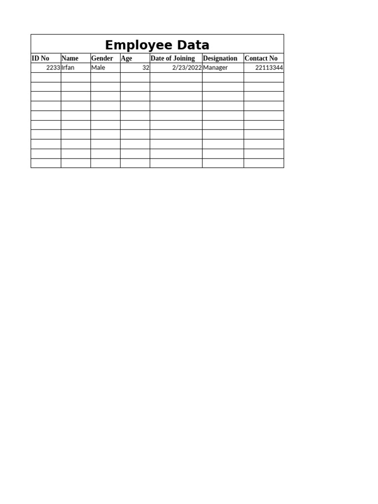 Data Entry 01 | PDF