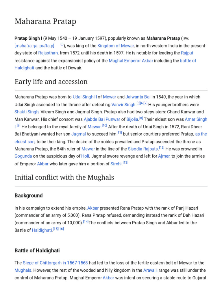 Maharana Pratap Pdf