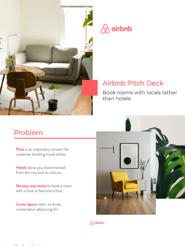 Airbnb Pitch Deck | PDF