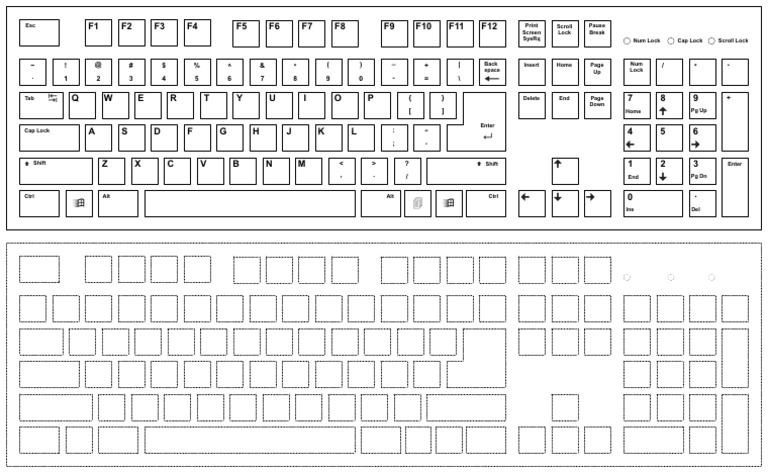 Keyboard Layouts and Functions | PDF | Computer Architecture | Text