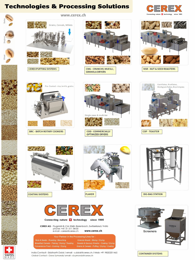 CEREX Portfolio, Machines PG | PDF
