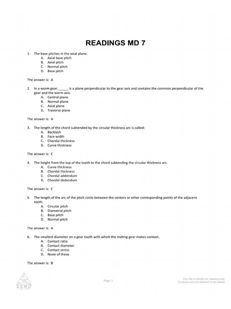 MD Readings 7 | PDF