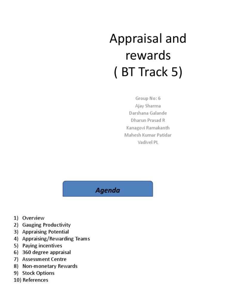 Performance Appraisal and Rewards Guide | PDF | Performance Appraisal ...