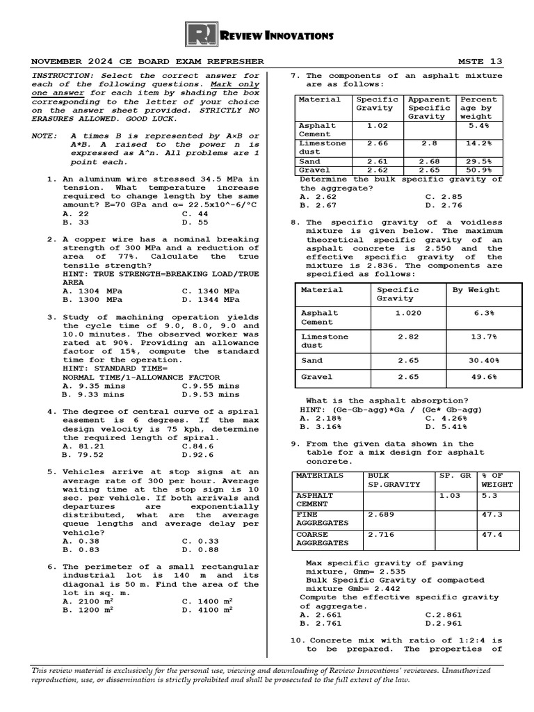 Mste 13 Online | PDF | Concrete | Strength Of Materials
