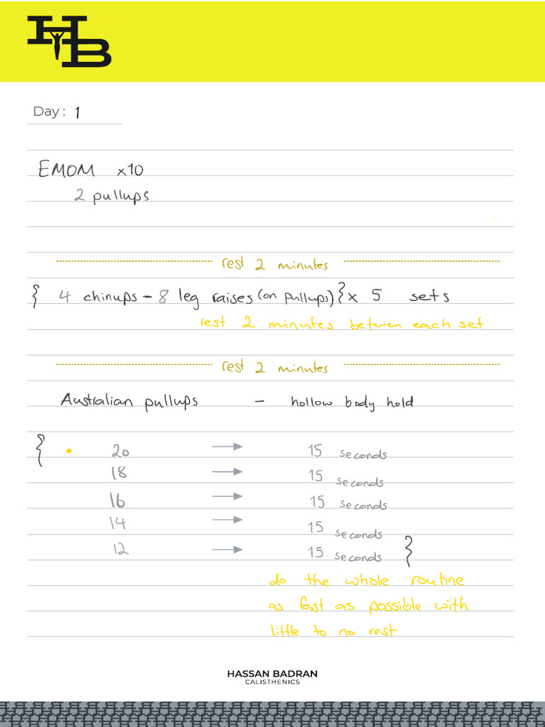 Freeletics Routine with Progressive Overload | PDF | Strength Training ...