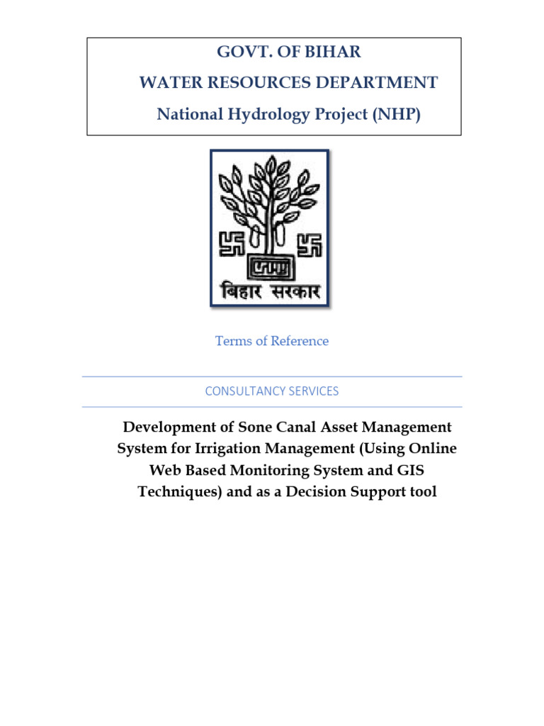 Sone Canal Asset Management System Guide | PDF | Geographic Information ...