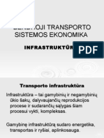 TRANSPORTO EKONOMIKA 1 Infrastruktūra