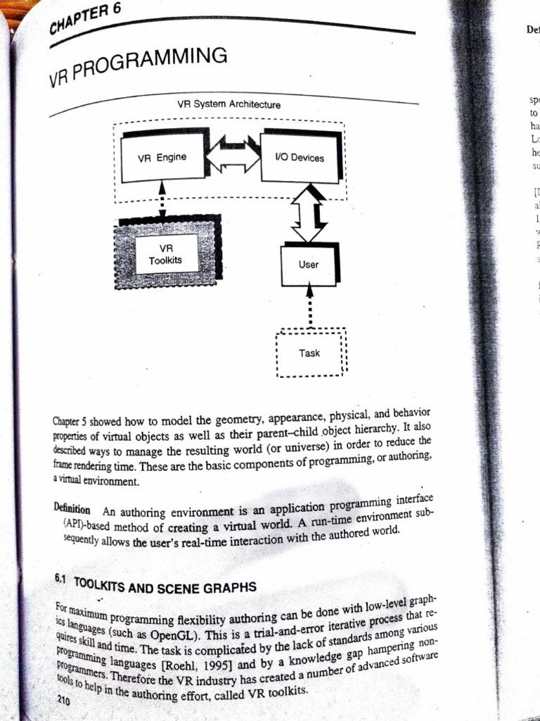 Virtual Reality Toolkit Overview | PDF