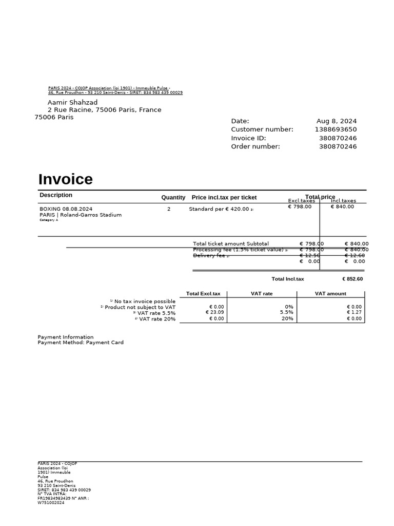 Invoice | PDF | Invoice | Value Added Tax