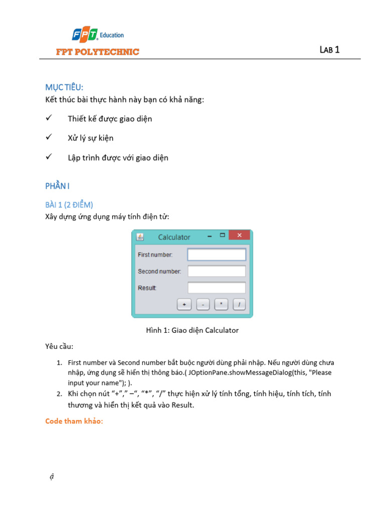 Lab 1 | PDF
