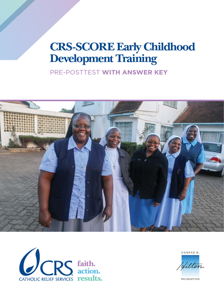 Early Childhood Development Training Pre Posttest With Answer Key | PDF ...