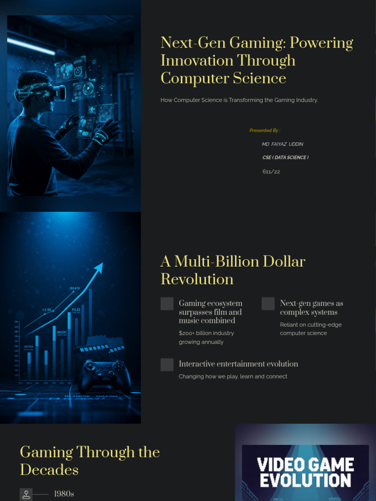Next Gen Gaming Powering Innovation Through Computer Science | PDF ...