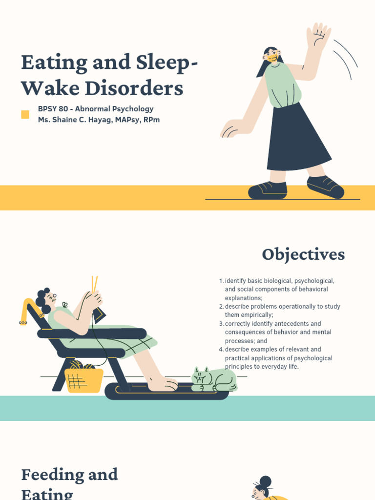 Eating and Sleep Wake Disorders PDF Sleep Bulimia Nervosa
