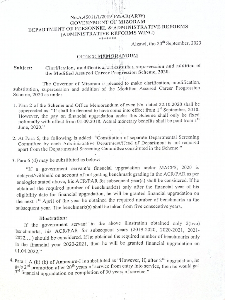 Macp Clarification 2092023 | PDF