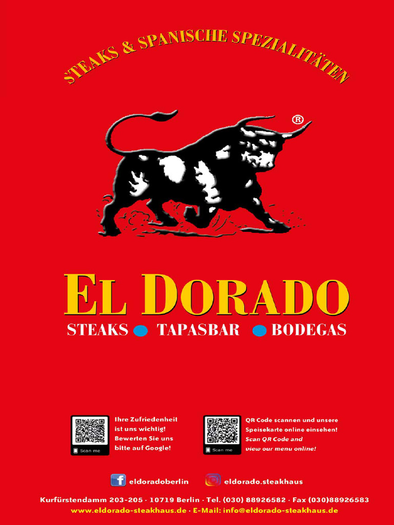 Eldorado Menu | PDF