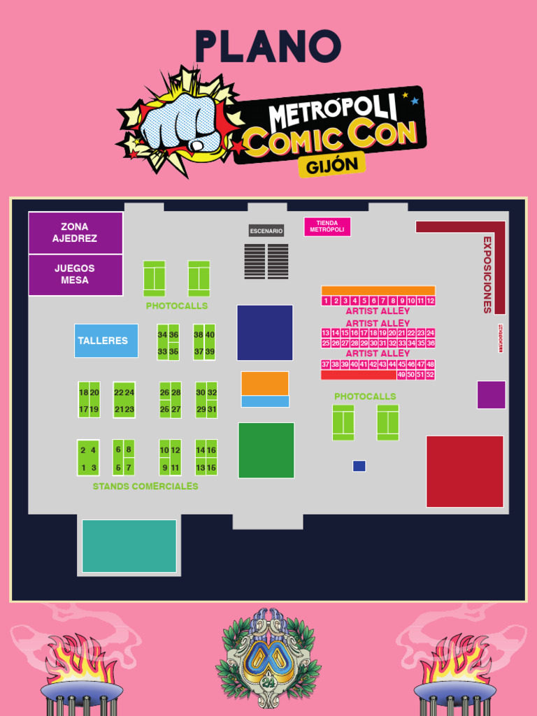 Mapa Comic Con 2025 | PDF