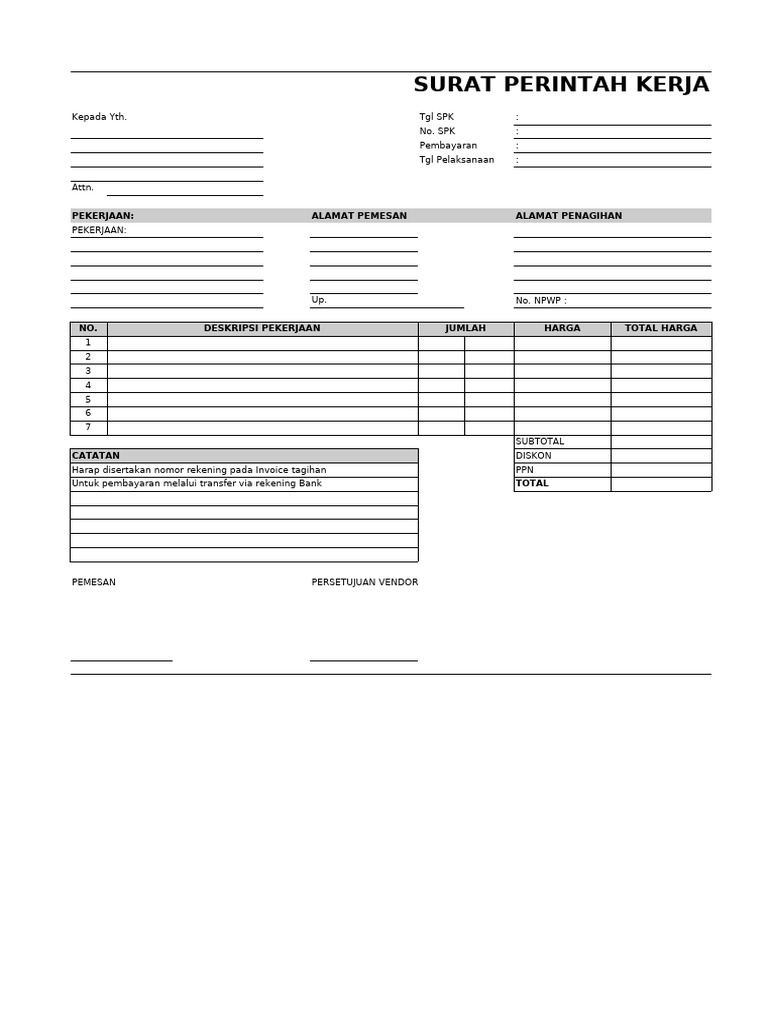 Form SPK General | PDF