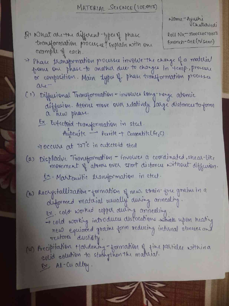 Material Science Assignment. 2 | PDF