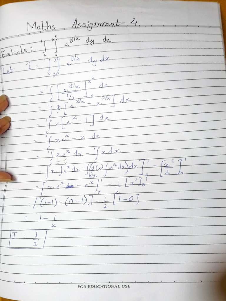 Maths 2 Assignment 4 | PDF