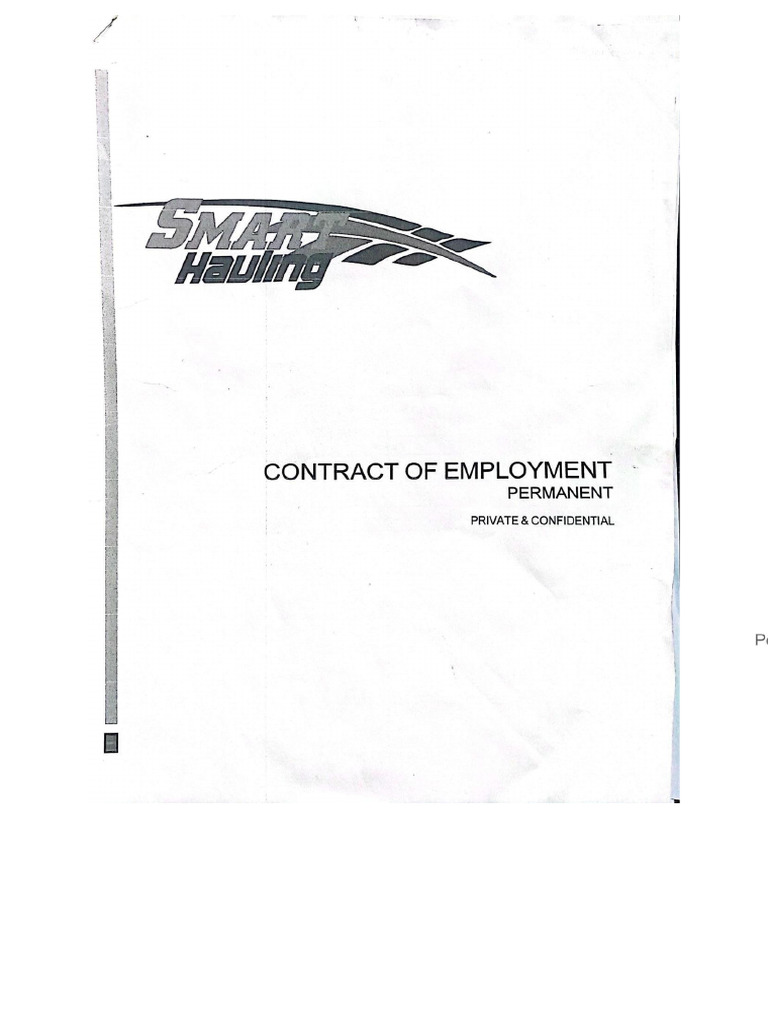 Smart - Contract of Employment | PDF