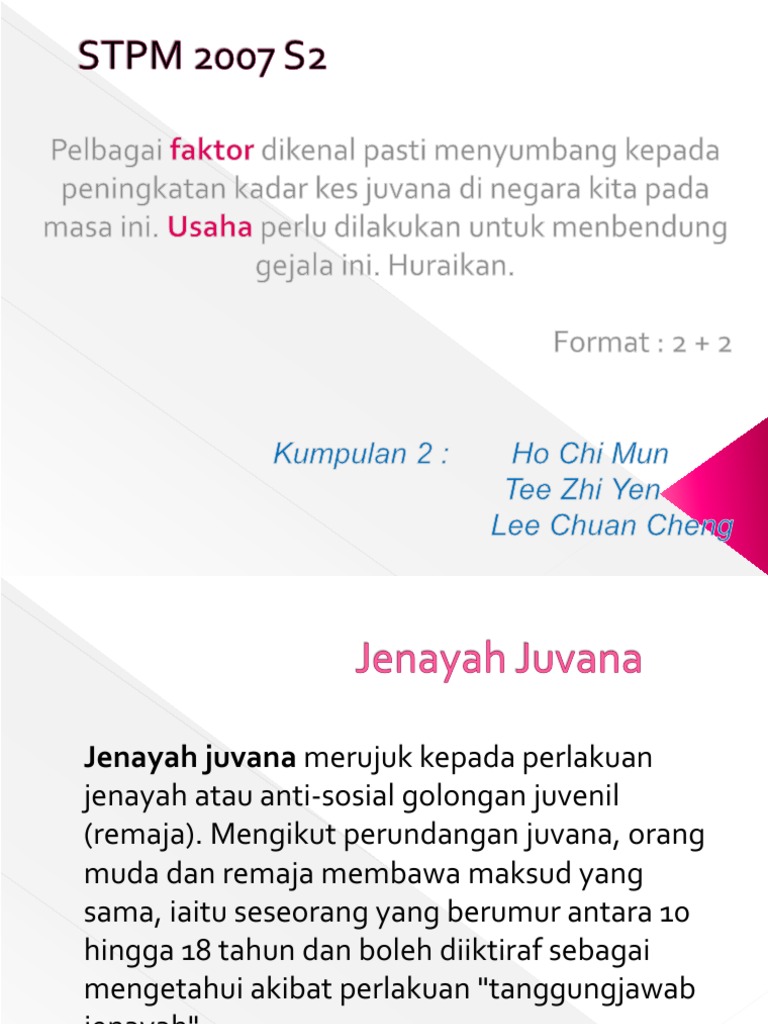 Jenayah Juvana | PDF