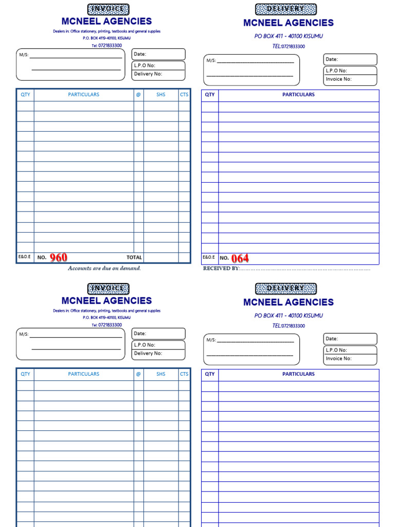 McNeel Agencies Invoice Details | PDF | Freight Transport | Public Services