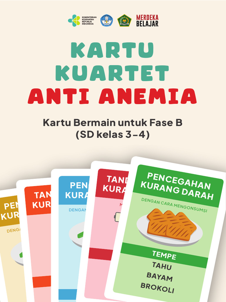 Cara Bermain Kartu Kuartet Anti Anemia | PDF