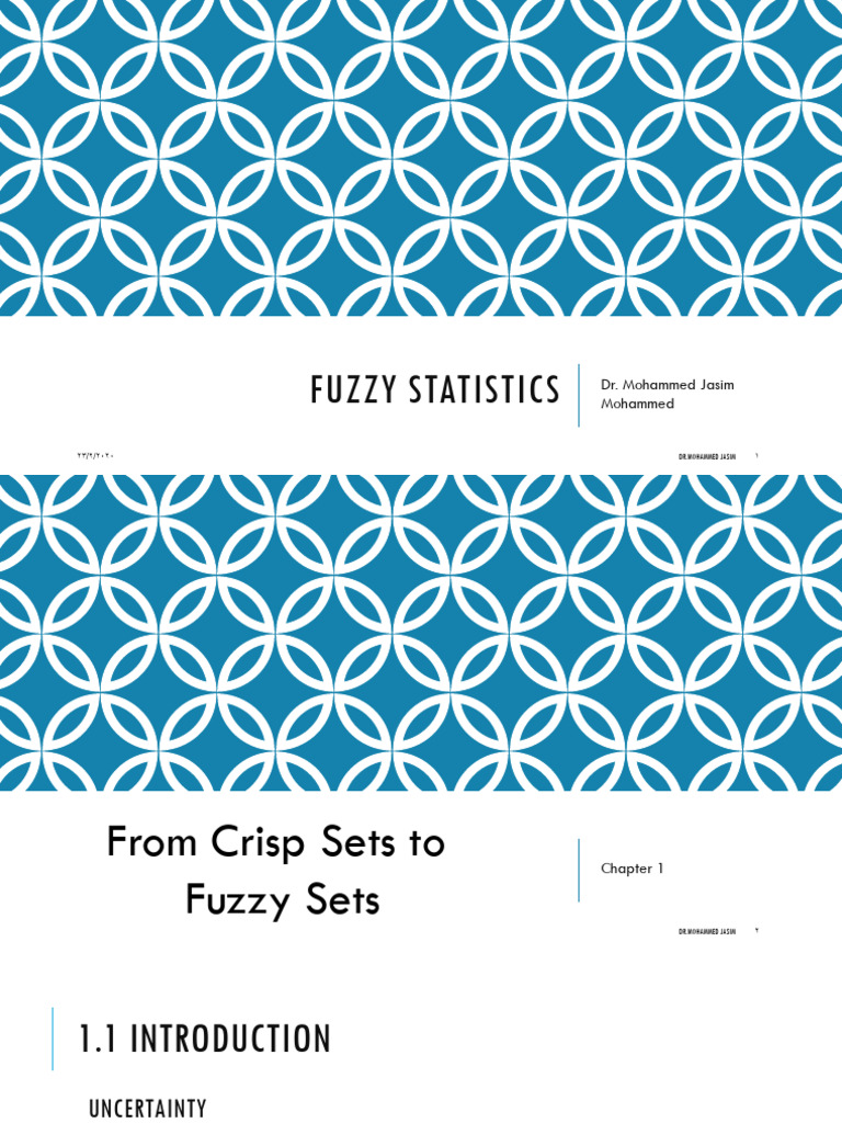 Introduction to Fuzzy Statistics | PDF | Function (Mathematics) | Fuzzy ...