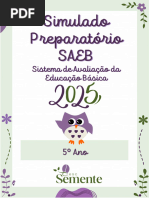 Simulado 01 - Português - 5º Ano (Professor Adonis) (1) | PDF