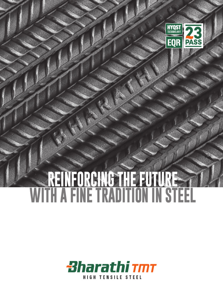 Bharathi TMT: Quality Steel Reinforcement | PDF | Metals | Physical ...