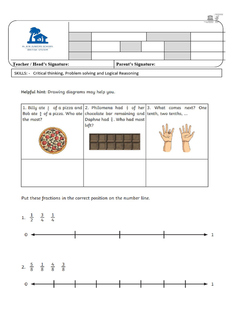 GR 3-Week 3-T3 - Math - Reinforcement SHEET | PDF