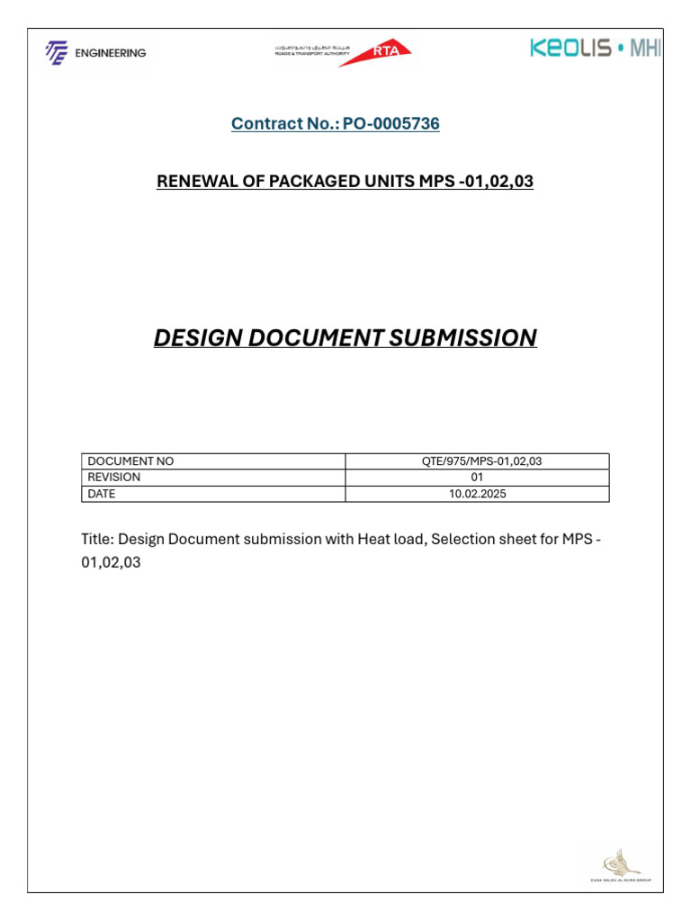 MPS Packaged Units Design Document | PDF | Mechanical Engineering ...