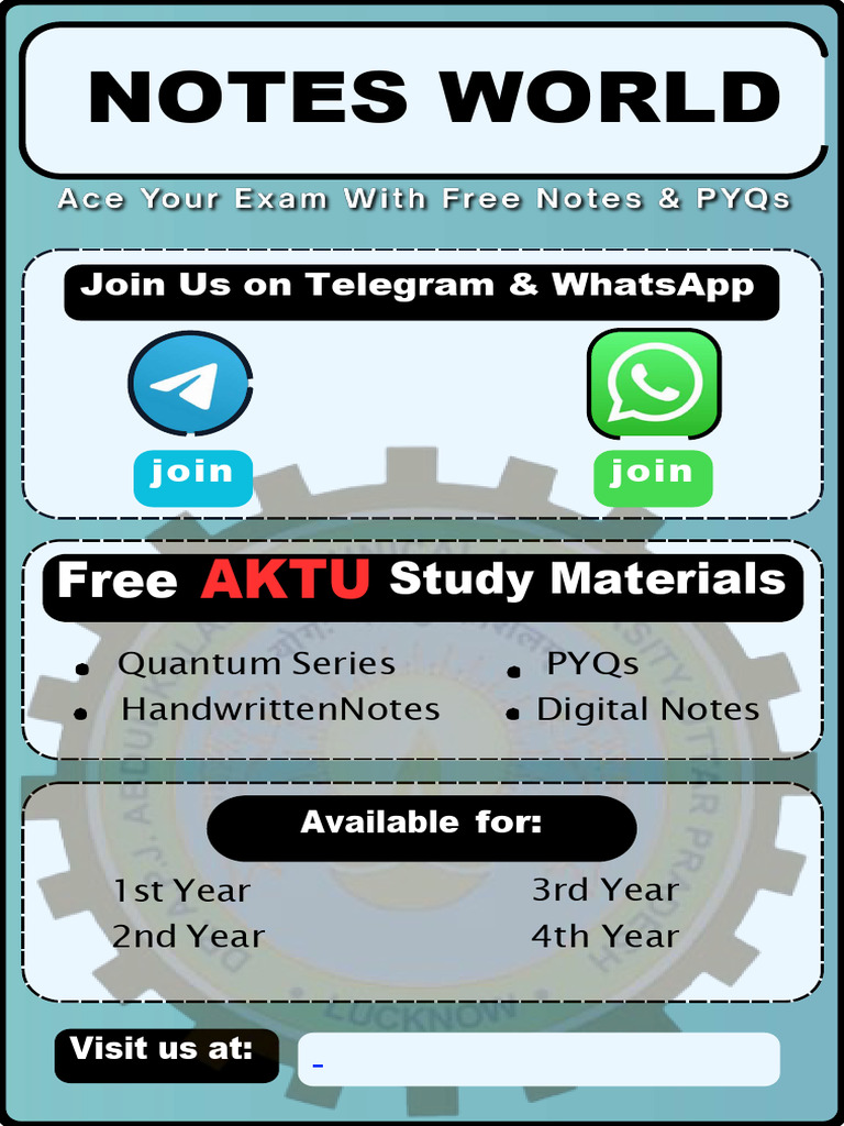 Free AKTU Computer Network Notes | PDF