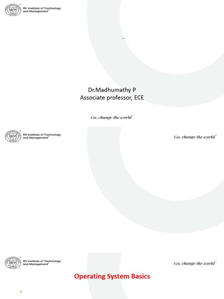 RTOS and OS Basics for Embedded Systems | PDF | Process (Computing ...