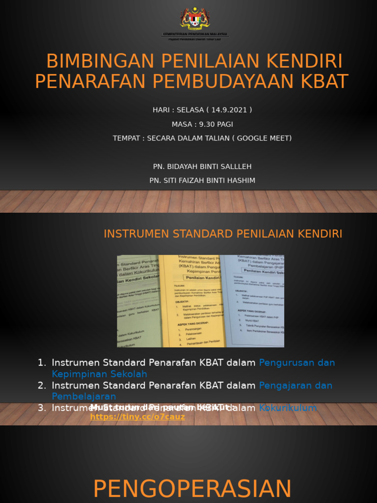 Pengoperasian Kbat 2021 | PDF