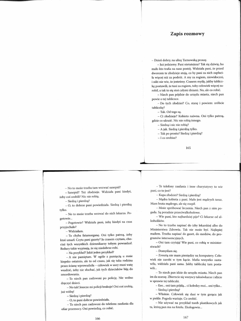 Zapis Rozmowy | PDF