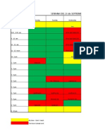 Horario de Clases Semana Del 26 de Septiembre Al 2 de Octubre de 2011