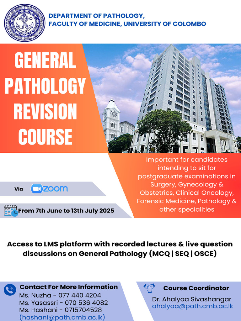 General Pathology Revision Course | PDF | Inflammation | Pathology