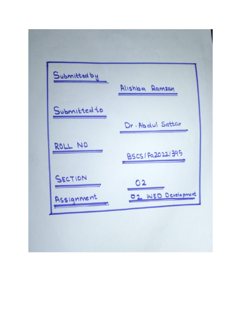 Asss2 Web | PDF