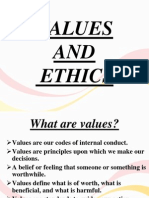 VALUES and Ethics PPT New