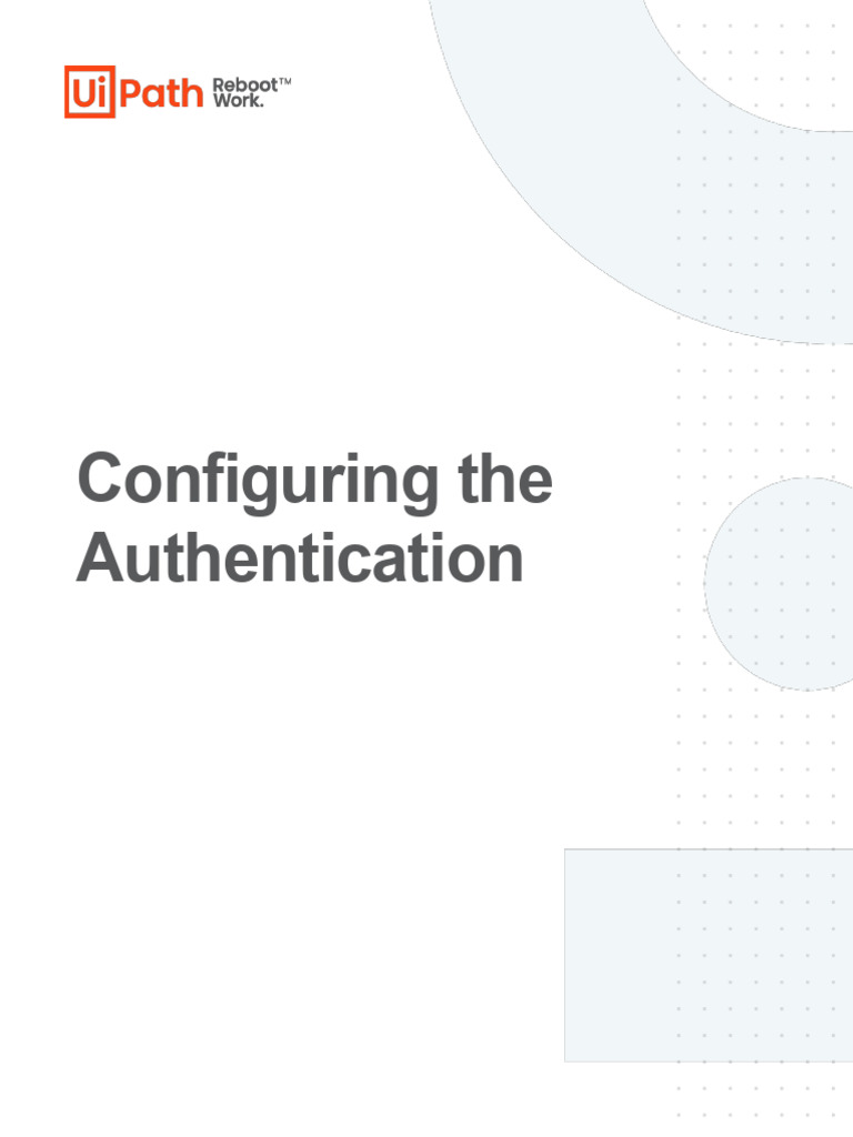 Configuring SSO for Orchestrator | PDF | Computer Science | System Software