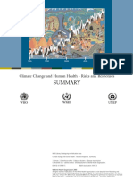 Climate Change and Human Health - Risks and Responses: WHO WMO Unep