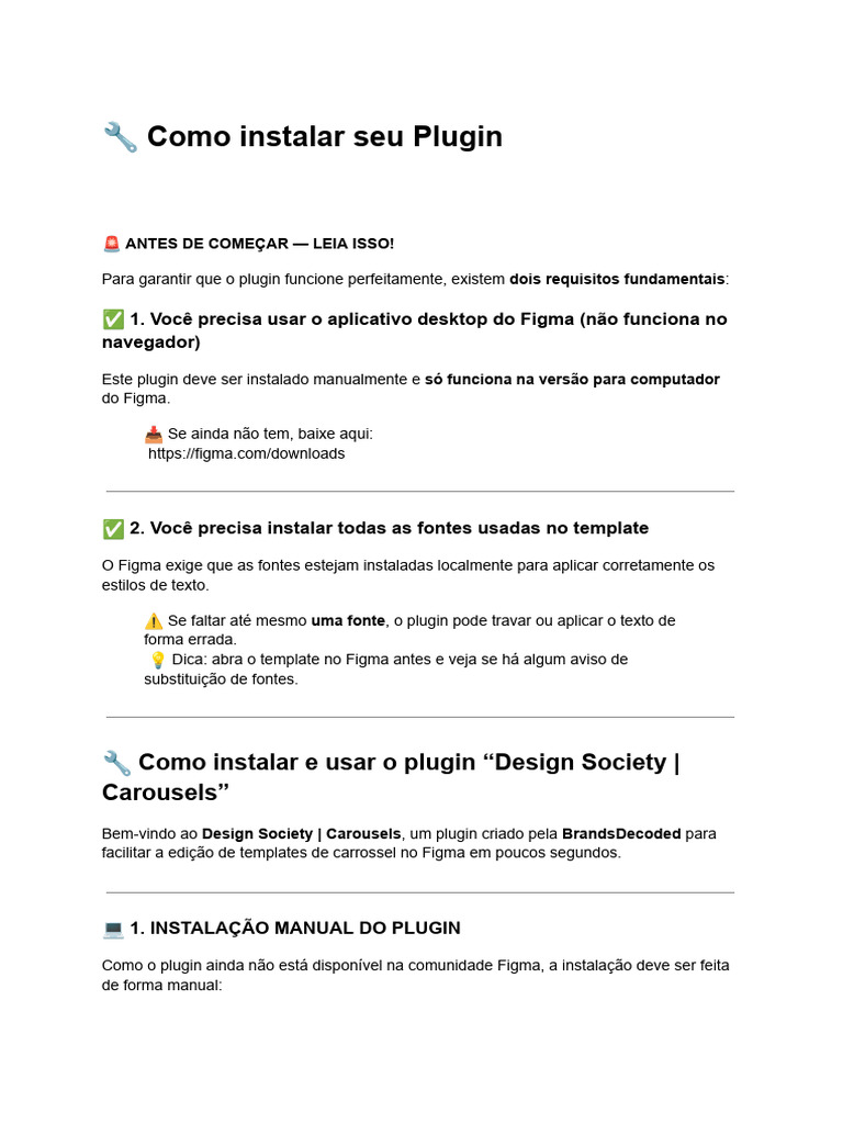 Instalação do Plugin Design Society | PDF | Plug-in (informática ...