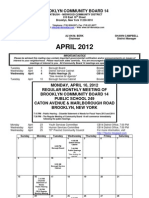 Calendar 2012 - April