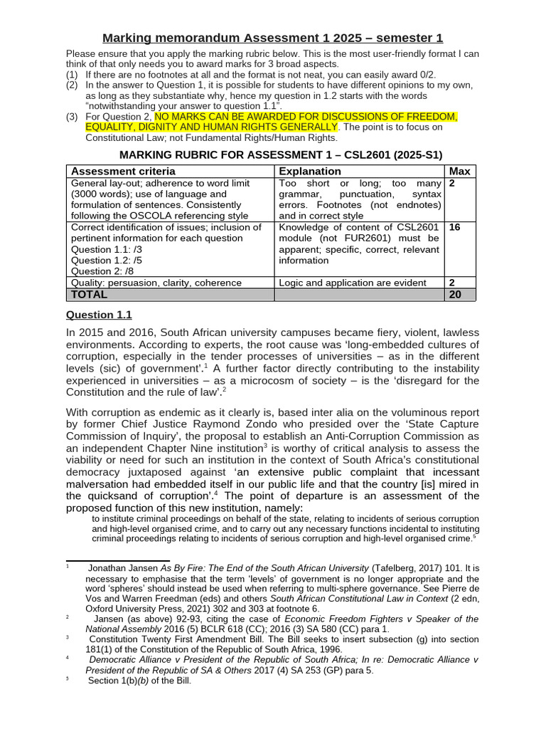 CSL Noted | PDF | Note (Typography) | Constitution
